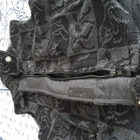 Kerrits Sz S Horse Patch Print Full Zip Equestrian Fleece Vest - Picture 12 of 17